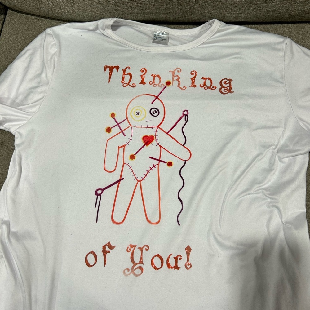 Unisex Voodoo Doll Design Tshirt